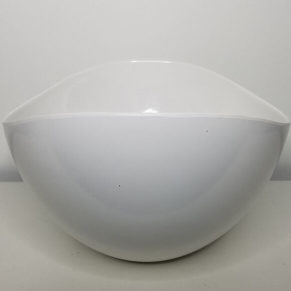B. Smith With Style White Melamine 4 Quart Large Oval Serving Bowl - Picture 3 of 8